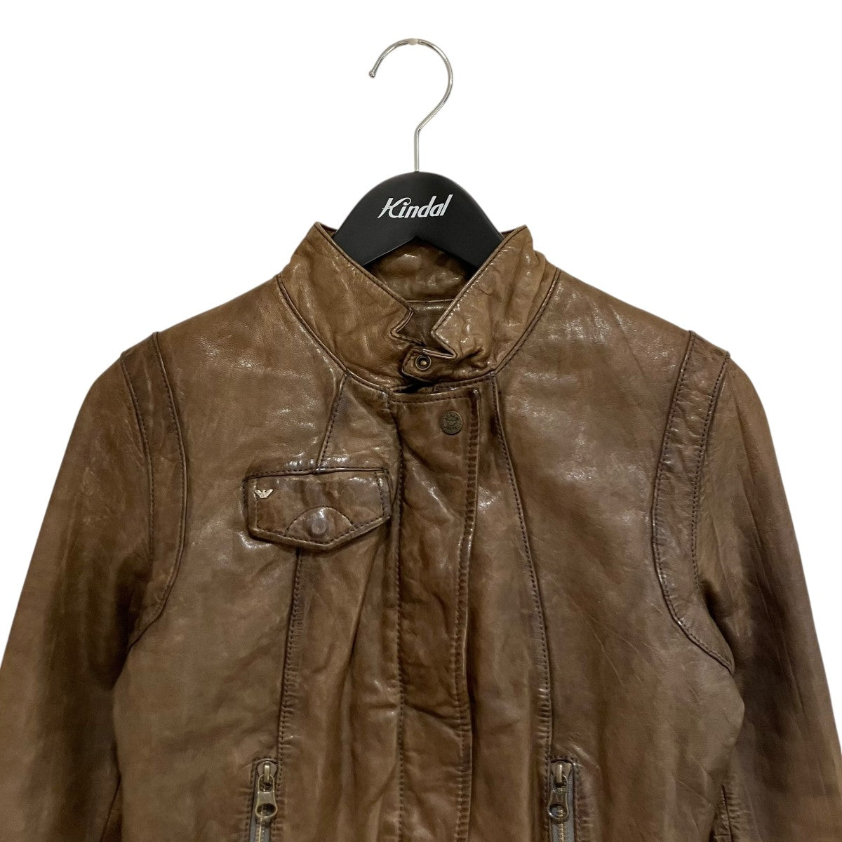 ARMANI JEANS(アルマーニジーンズ) 羊皮レザージャケットB06CS B06CS