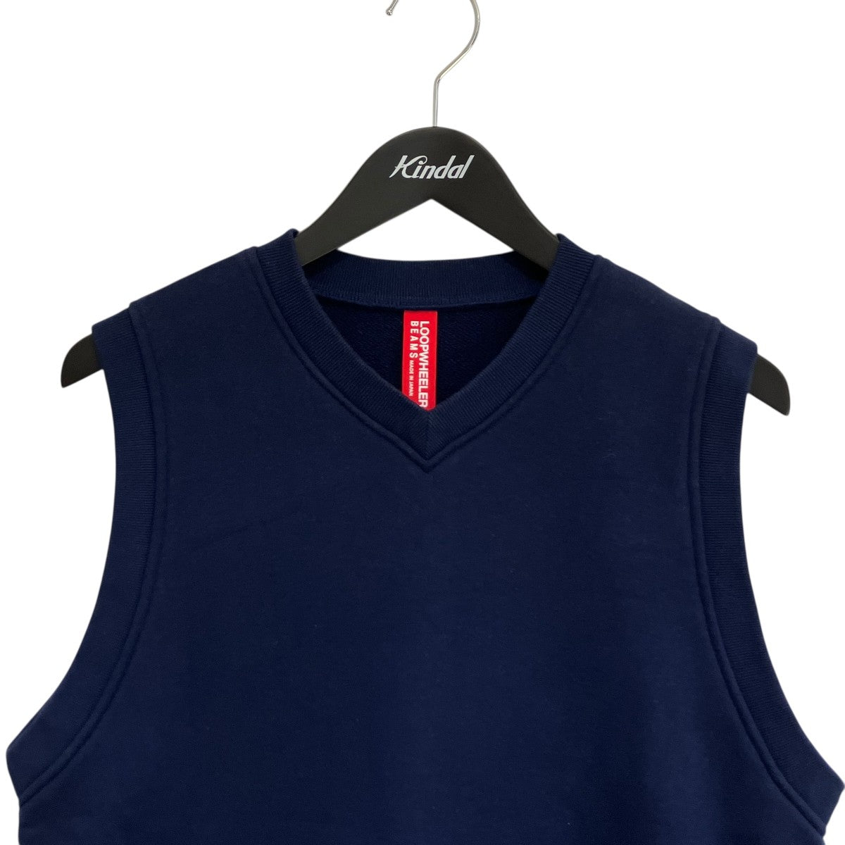 LOOPWHEELER×BEAMS ルーズフィット ベスト 古着・中古-3枚目のアイテム画像
