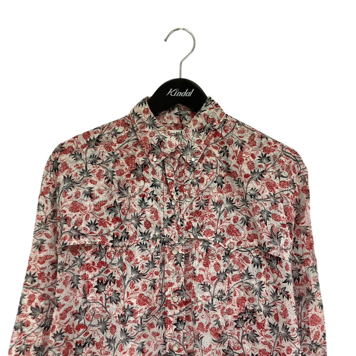 ISABEL MARANT ETOILE 総柄シャツワンピース1667-343-0117 古着・中古-3枚目のアイテム画像