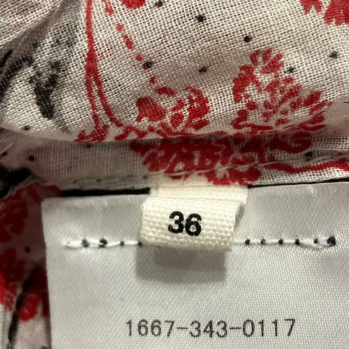 ISABEL MARANT ETOILE 総柄シャツワンピース1667-343-0117 古着・中古-5枚目のアイテム画像