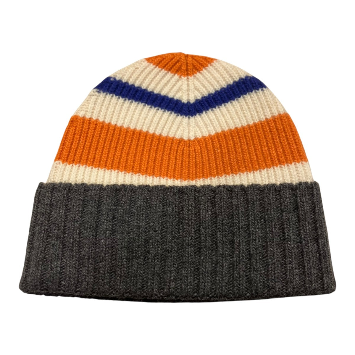 LOEWE(ロエベ) アナグラム パッチボーダービーニーニット帽 マルチ
