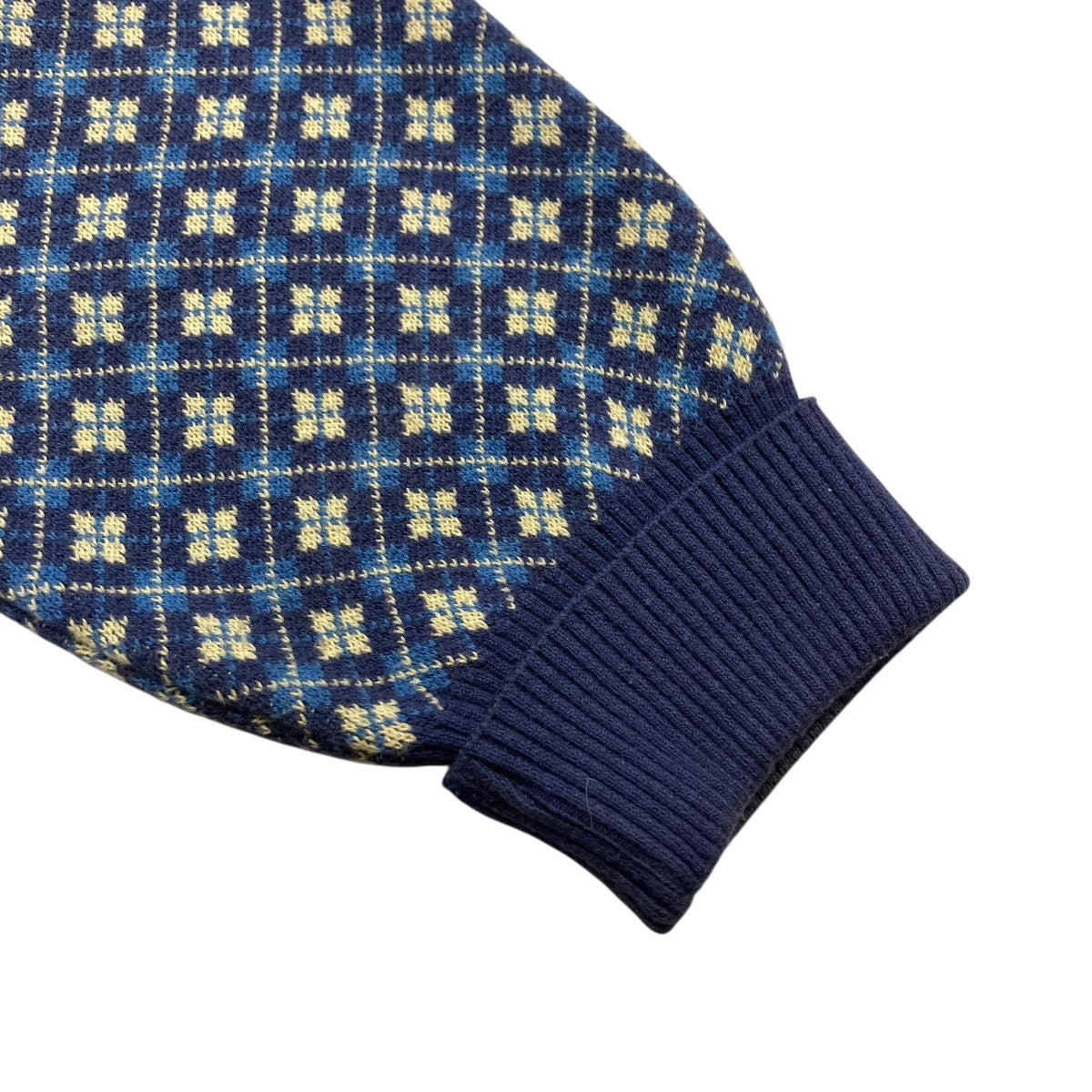 POLO RALPH LAUREN(ポロラルフローレン) 総柄ニット ブルー サイズ L