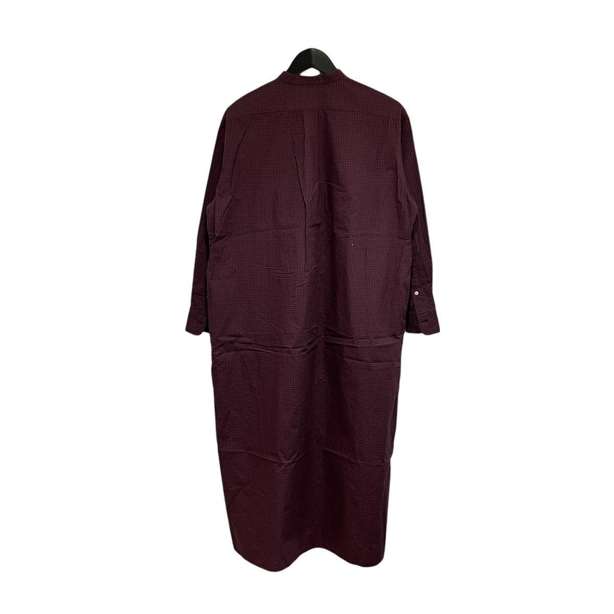 LENO BAND COLLAR PULLOVER DRESSシャツワンピースL2202-DR003 古着・中古-2枚目のアイテム画像