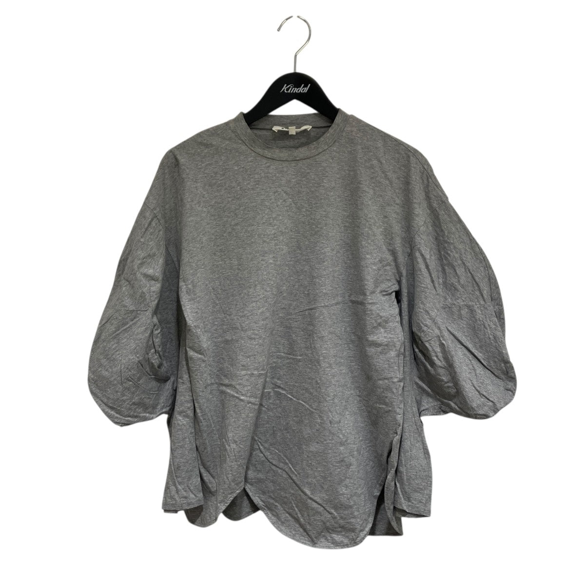 enfold グレー 長袖カットソー サイズ38 ENFOLD(エンフォルド) VOLUME SLEEVE LONG-SLEEVE T-SHIRT長袖