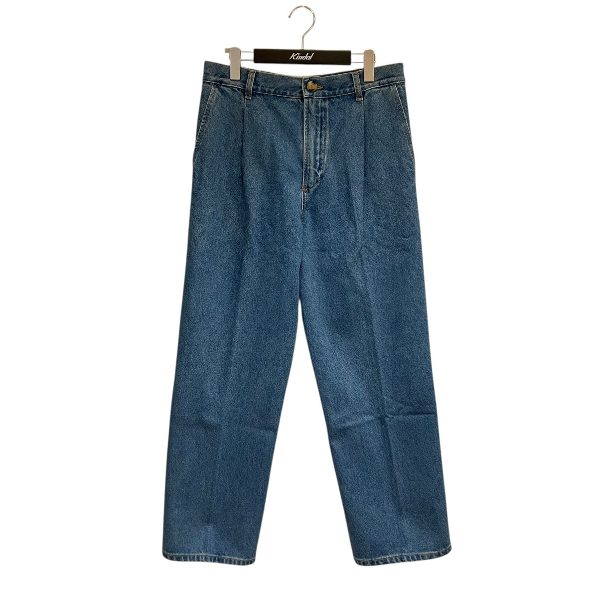 Cristaseya(クリスタセヤ) BLEACHED DENIM HIGHWAISTED JEANSデニム