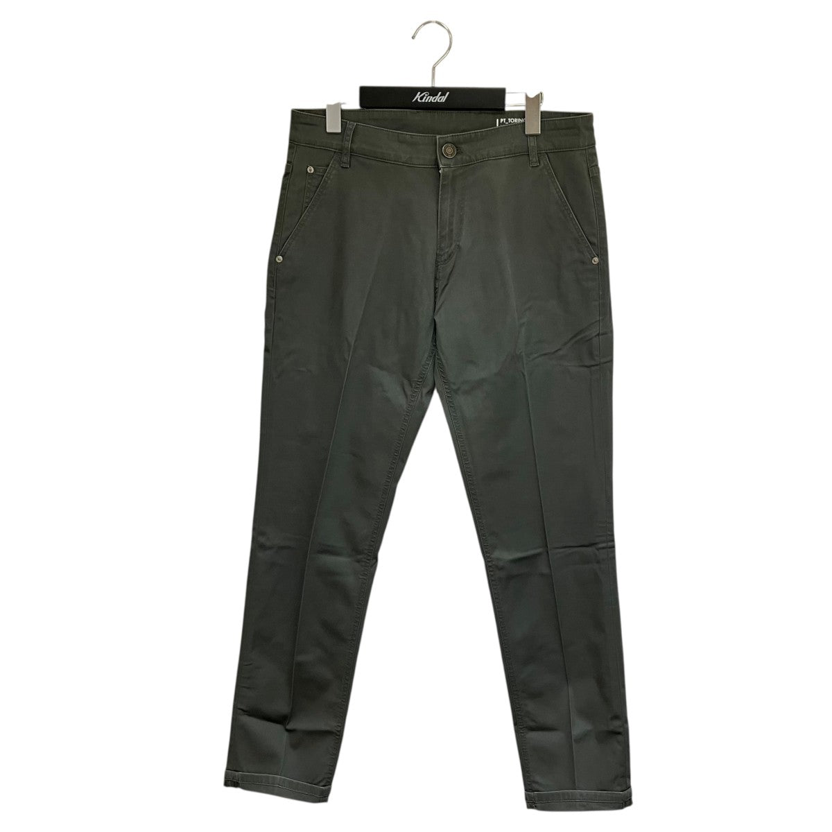 PT TORINO コットン ストレッチ テーパード スラックスパンツC5ZL01Z00BAS 古着・中古-1枚目のアイテム画像