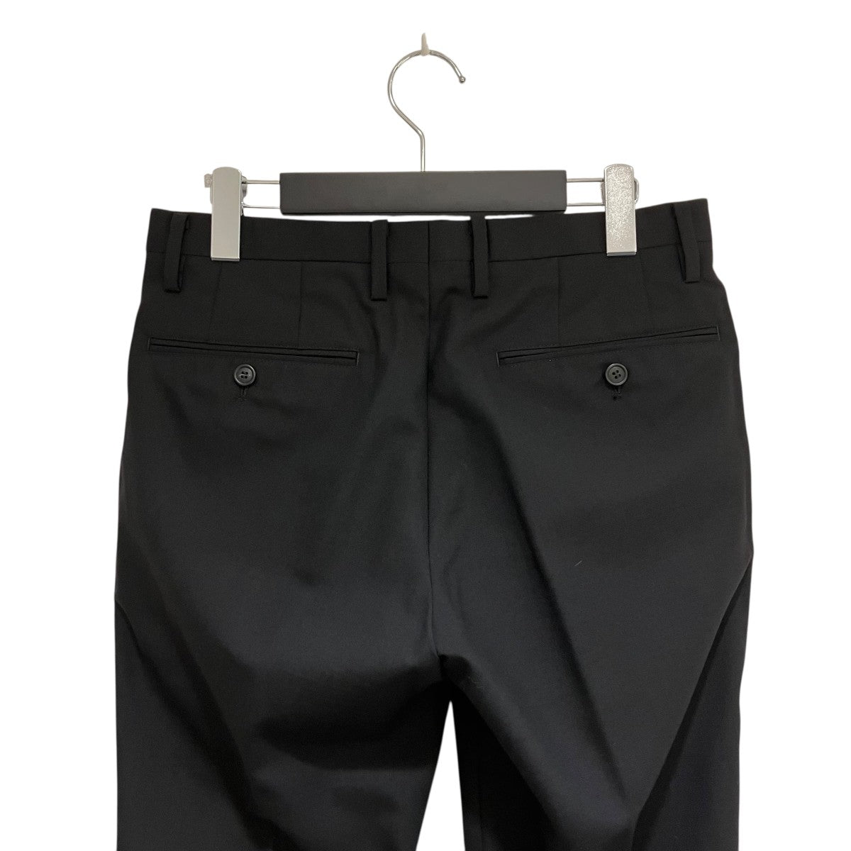 HELMUT LANG ヘルムートラング ナイロン スラックス パンツ ネイビー HELMUT LANG ヘルムートラング ナイロン スラックス パンツ ネイビー