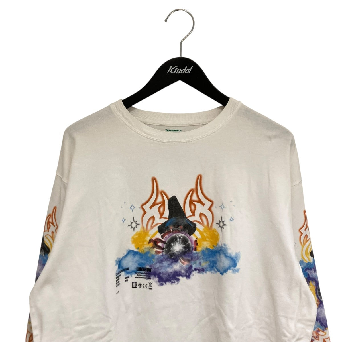 HERON PRESTON TRAIBAL WIZARD TEE長袖TシャツHMAB002S19600037 古着・中古-3枚目のアイテム画像