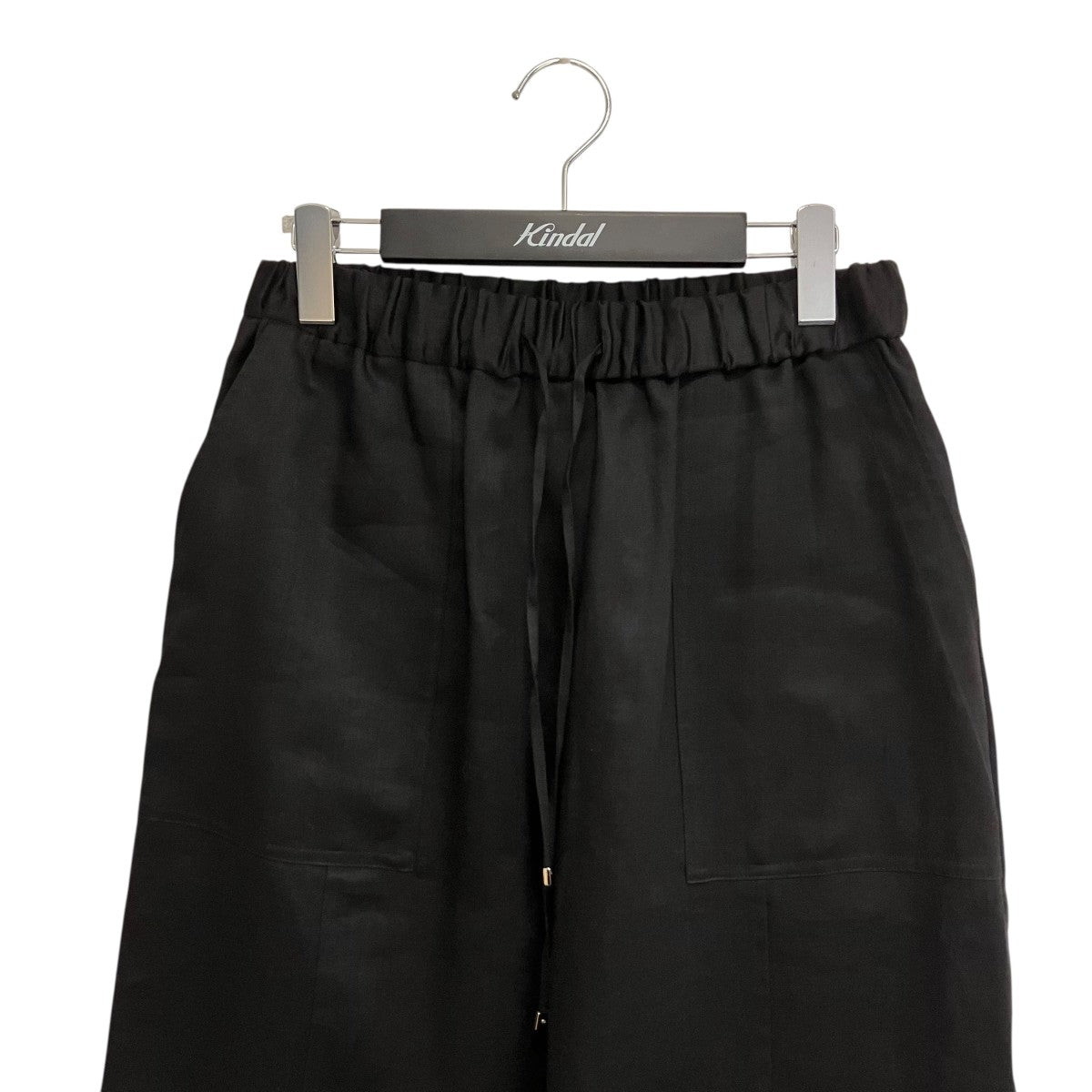 ebure / 25SS/ラミーサテンパンツ/36/コットン/グレー/4110600628 EBURE(エブール) 25SSラミーサテンパンツ4110600650 4110600650