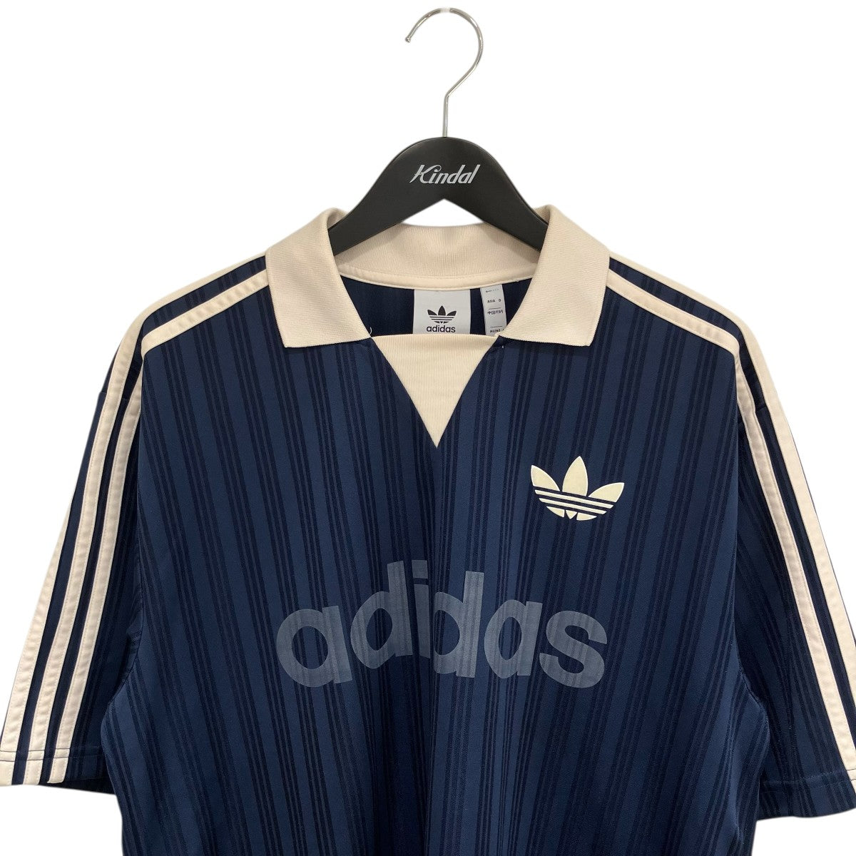 adidas(アディダス) ブルー 襟付きゴーリートップゲームシャツJX8981