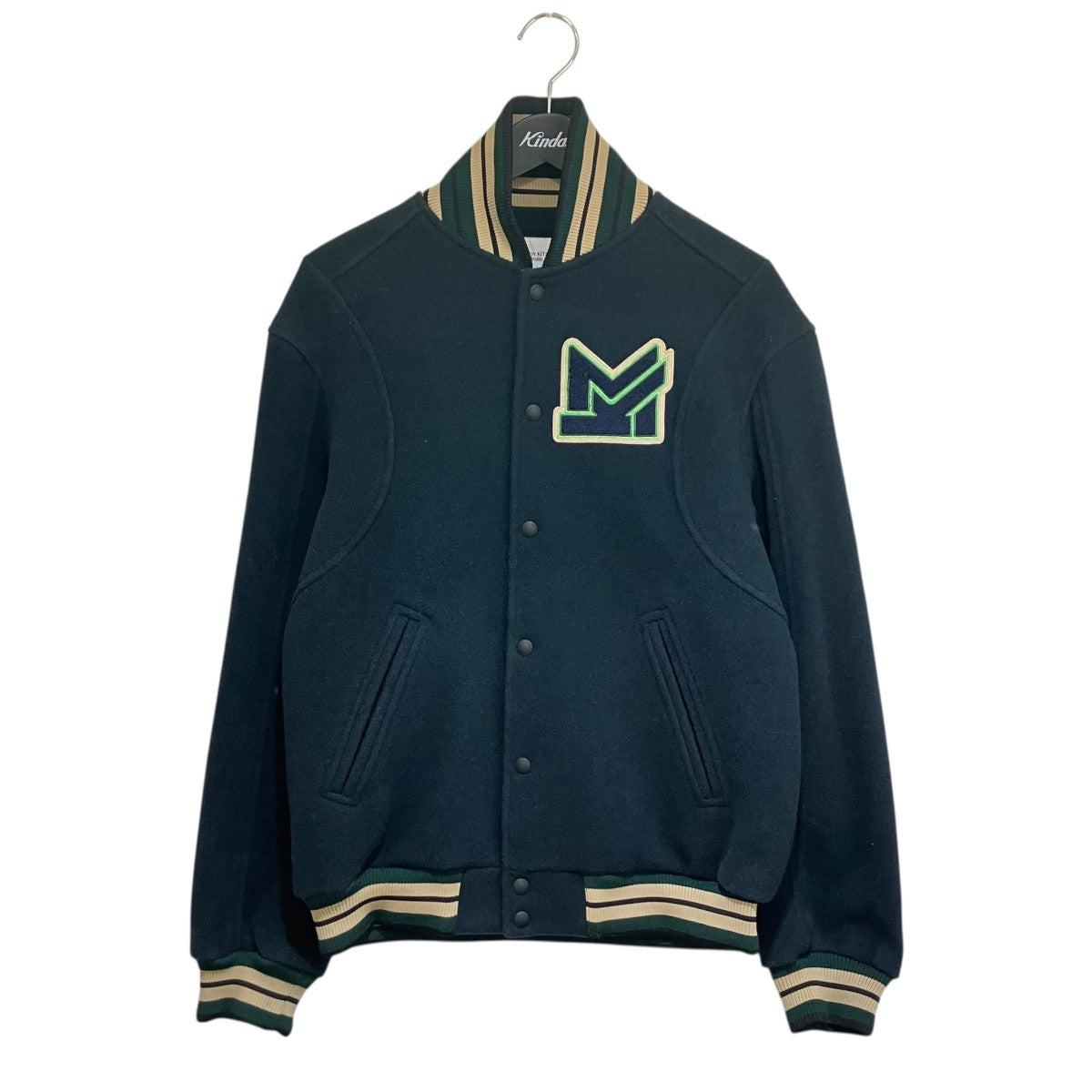 MAISON KITSUNE(メゾンキツネ) MK PATCH BOMBER ブルゾンスタジャン