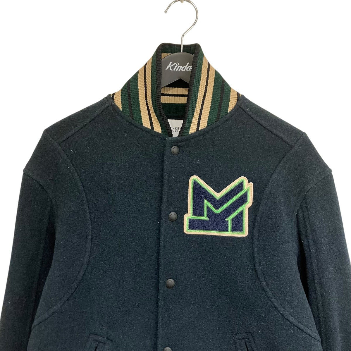 メゾンキツネ MAISONKITSUNE スタジャン ブルゾン roku 6 メゾンキツネ MAISONKITSUNE スタジャン ブルゾン roku 6 メゾンキツネ