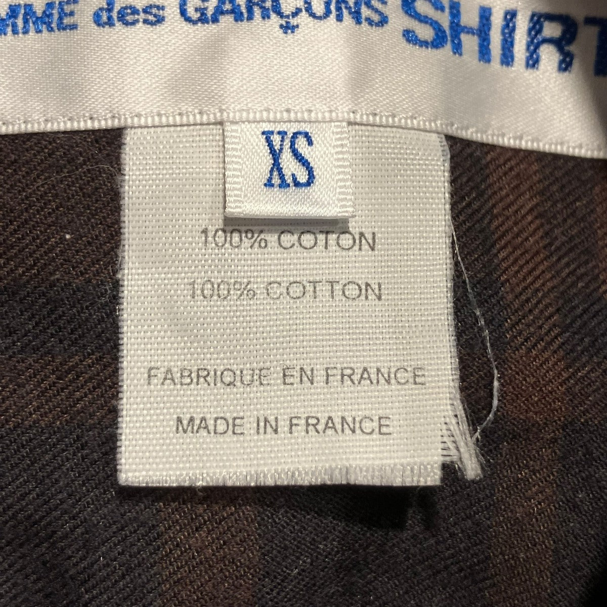 チェックシャツW24073