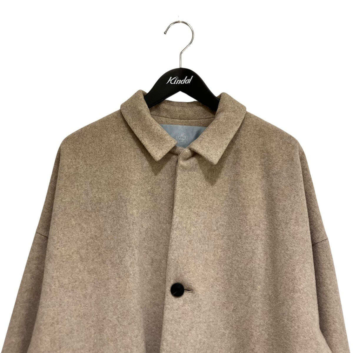 Dulcamara(ドゥルカマラ) ウールロングBigラムビーバーコートステン