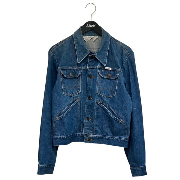 【SHO】　Wrangler 124MJ ラングラー 三角タグ USA製 Wrangler(ラングラー) 80'S 白三角タグ USA製デニムジャケット126MJ