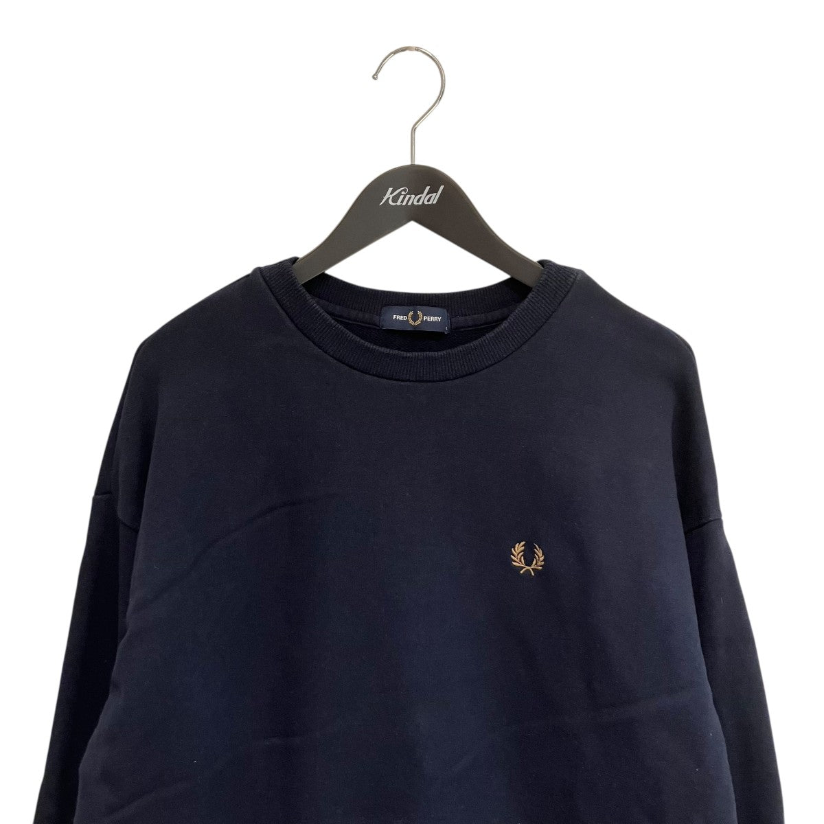 FRED PERRY×BEAMS エンブロイダリー クルーネック スウェット
