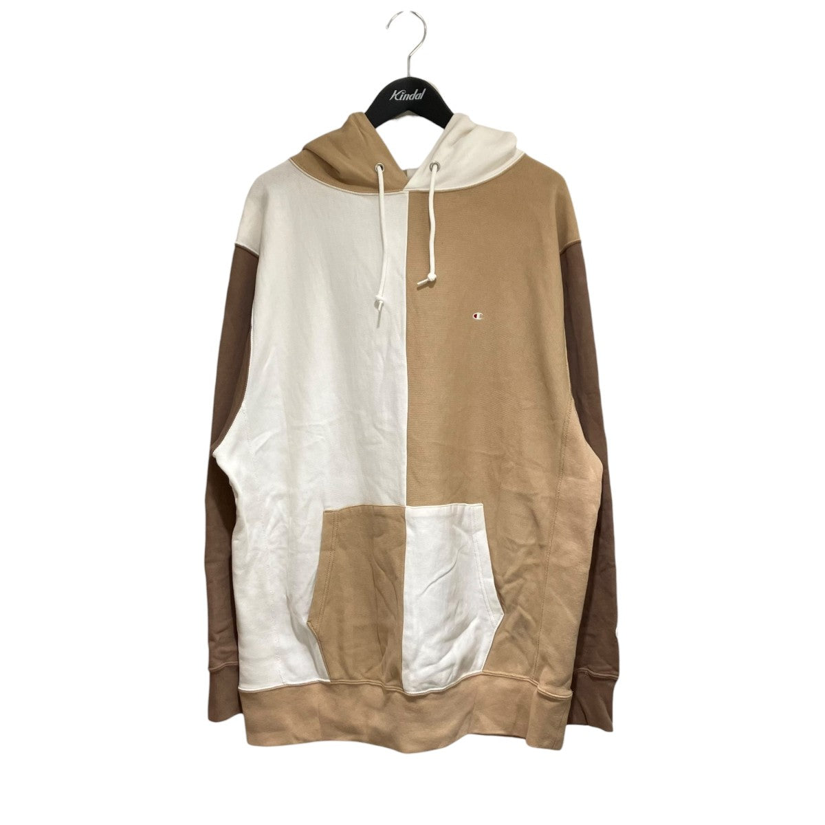 Champion×BEAMS クレイジープルオーバーパーカーC8-R110 古着・中古-1枚目のアイテム画像