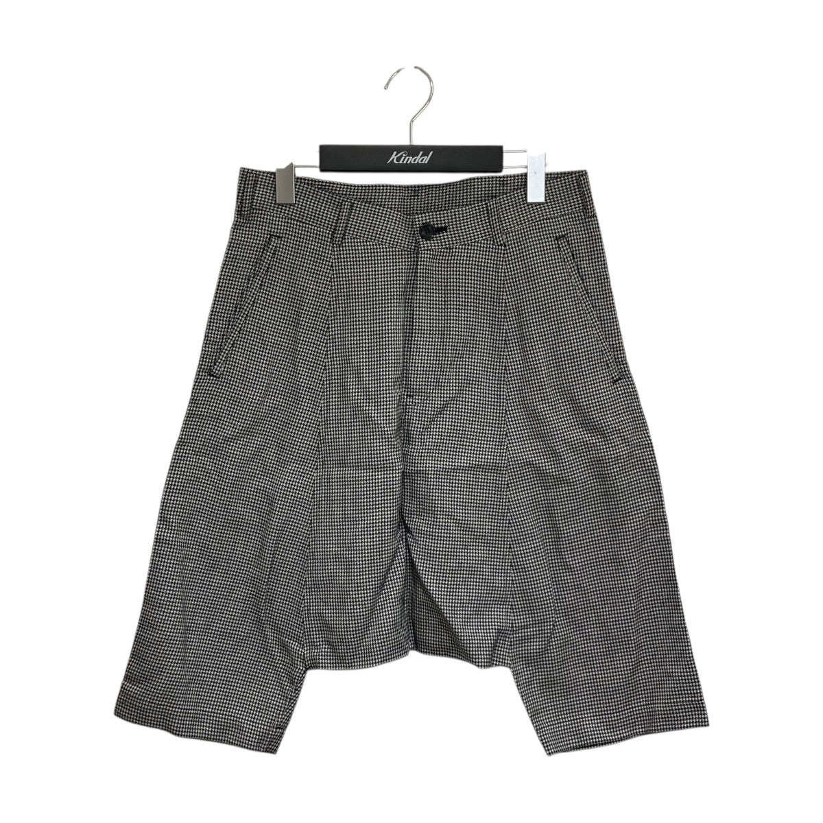 BLACK COMME des GARCONS 千鳥格子サルエルパンツ1F-P020 古着・中古-1枚目のアイテム画像