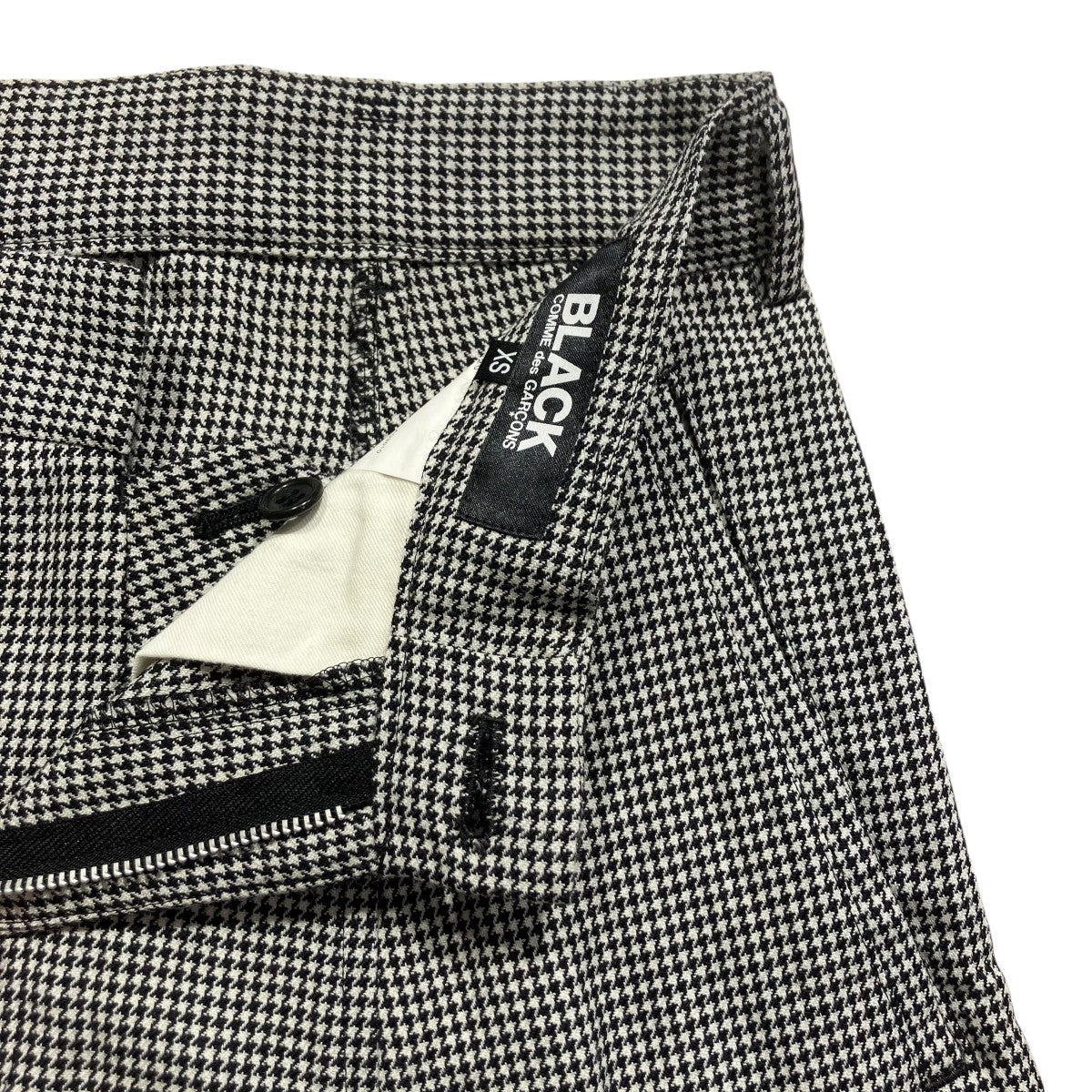 BLACK COMME des GARCONS 千鳥格子サルエルパンツ1F-P020 古着・中古-5枚目のアイテム画像
