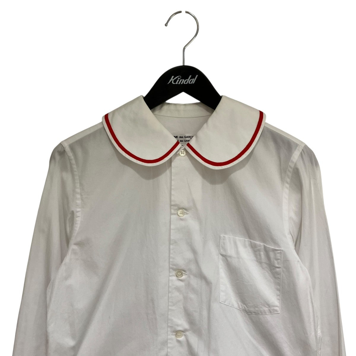希少 00s コムデギャルソン 丸襟 シャツ ブラウス COMME des GARCONS COMME des GARCONS(コムデギャルソン