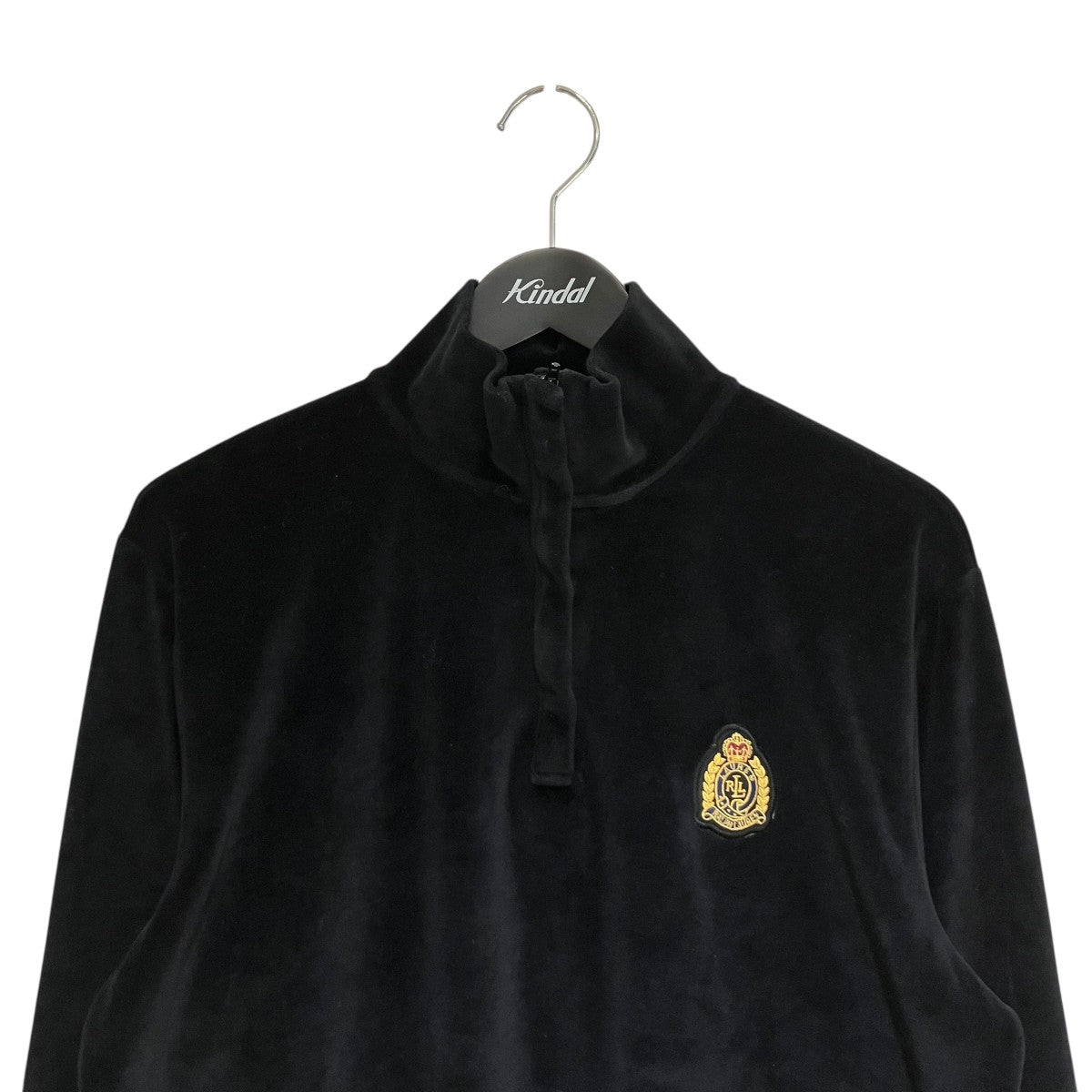 胸ワッペンベロアカットソー