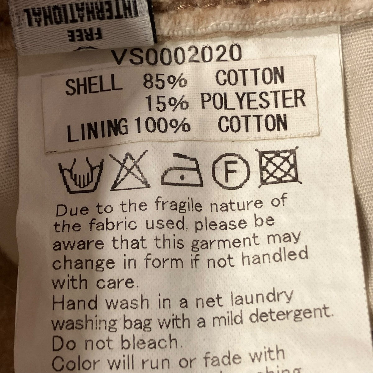 VISVIM(ビズビム) FLUXUS CORDSコーデュロイパンツVS0002020 VS0002020