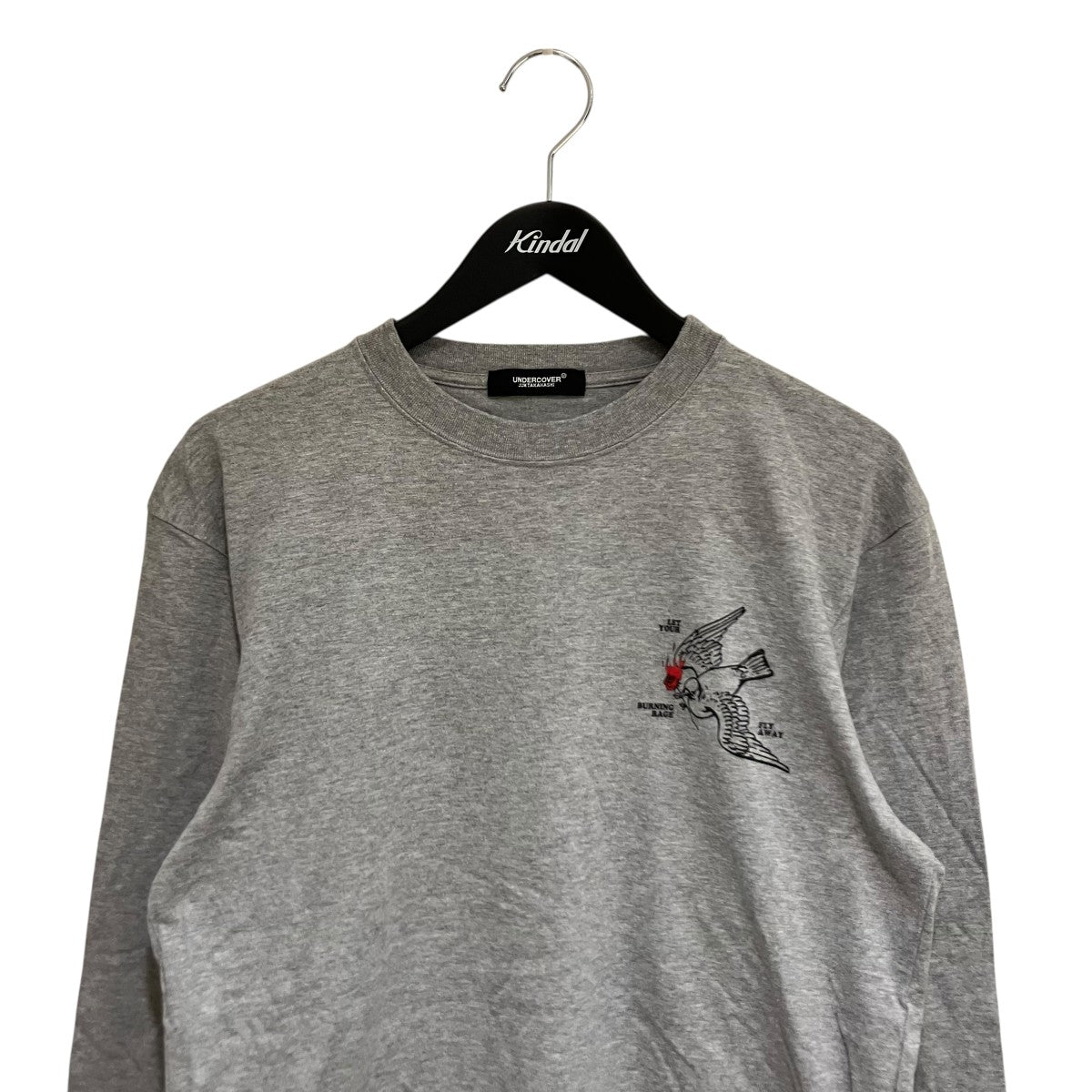 UNDERCOVER バードプリント長袖カットソー長袖TシャツUC1C4892-1 古着・中古-3枚目のアイテム画像
