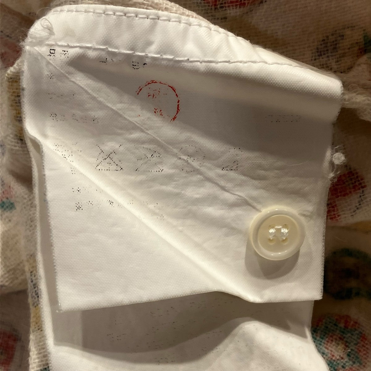 COMME des GARCONS HOMME 半袖総柄シャツHM-B015 古着・中古-7枚目のアイテム画像