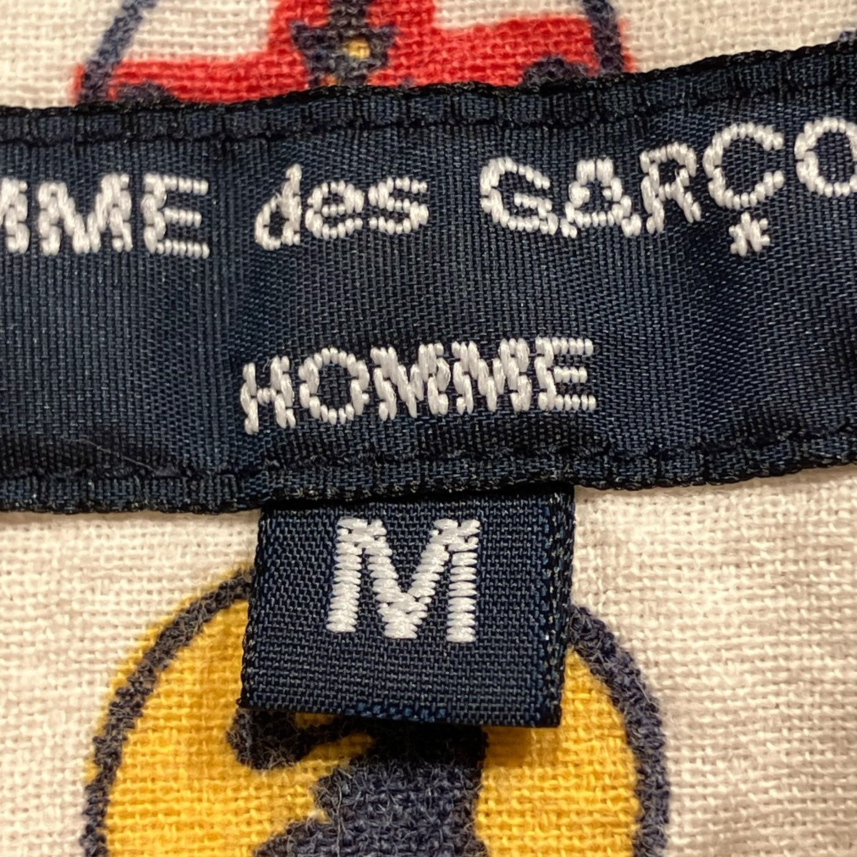 COMME des GARCONS HOMME 半袖総柄シャツHM-B015 古着・中古-8枚目のアイテム画像