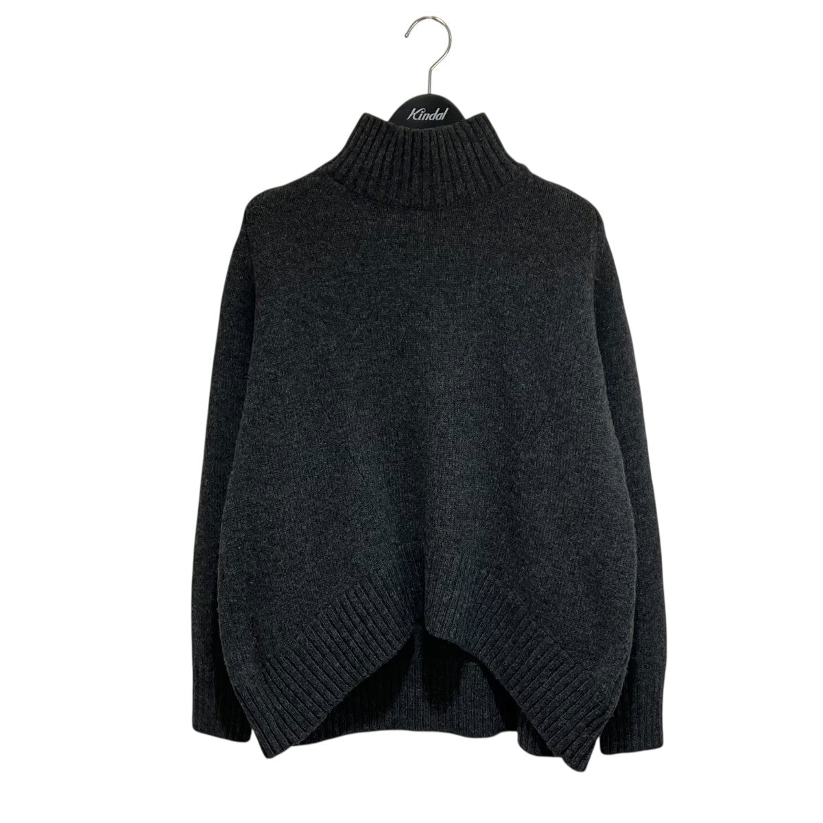 WOOL OVERSIZE HI NECK KNITセーター22WKN006