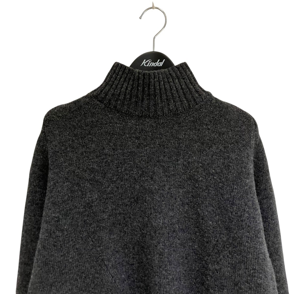 WOOL OVERSIZE HI NECK KNITセーター22WKN006