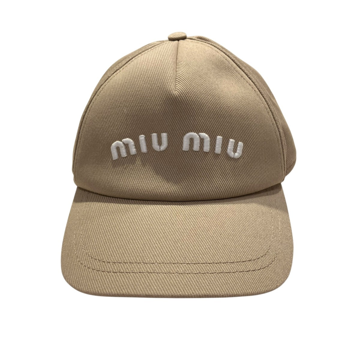 ミュウミュウ　ドリルハット　ベージュ　Lサイズ 楽天市場】ブラックフライデー ポイント5倍 miumiu ミュウミュウ