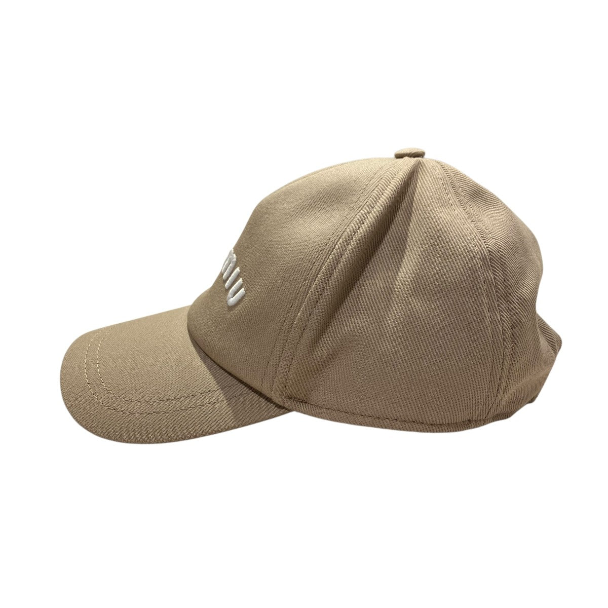 MIU MIU(ミュウミュウ) ドリル ベースボールキャップ5HC179 5HC179