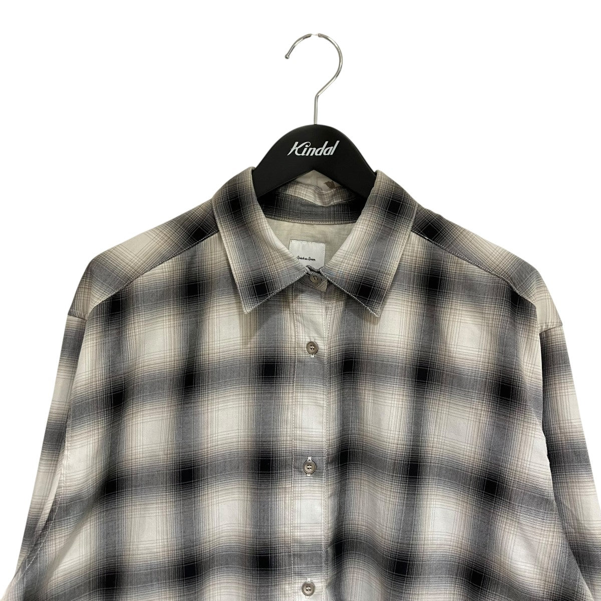 Spick and Span(スピックアンドスパン) メタルボタンTRチェックルーズ