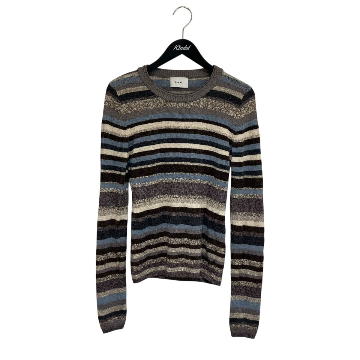 MOLE MIX BORDER KNIT TOPS薄手ニット17106-2402