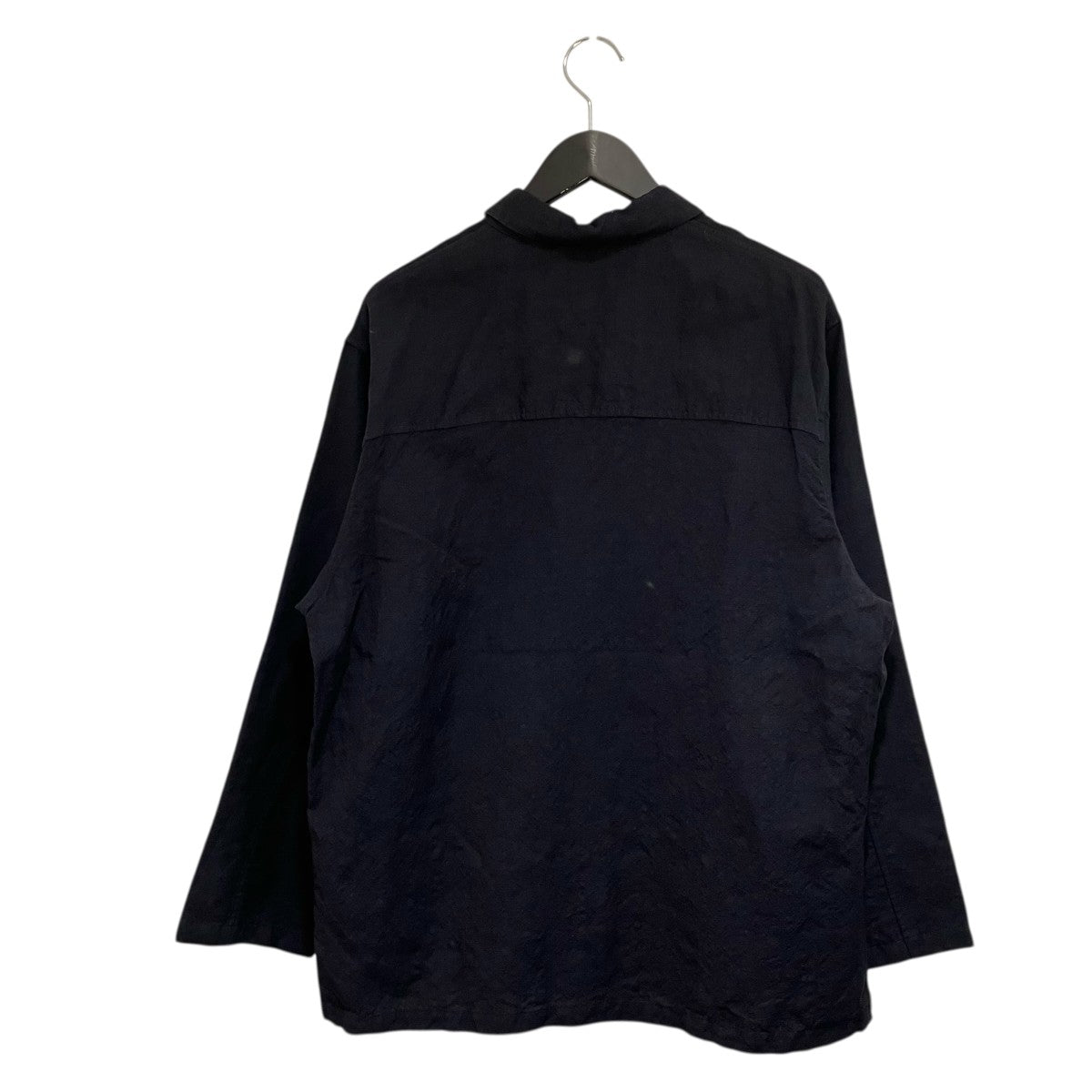 STILL BY HAND 24SSリネン×ウールライトブルゾンシャツジャケットBL05234 古着・中古-2枚目のアイテム画像