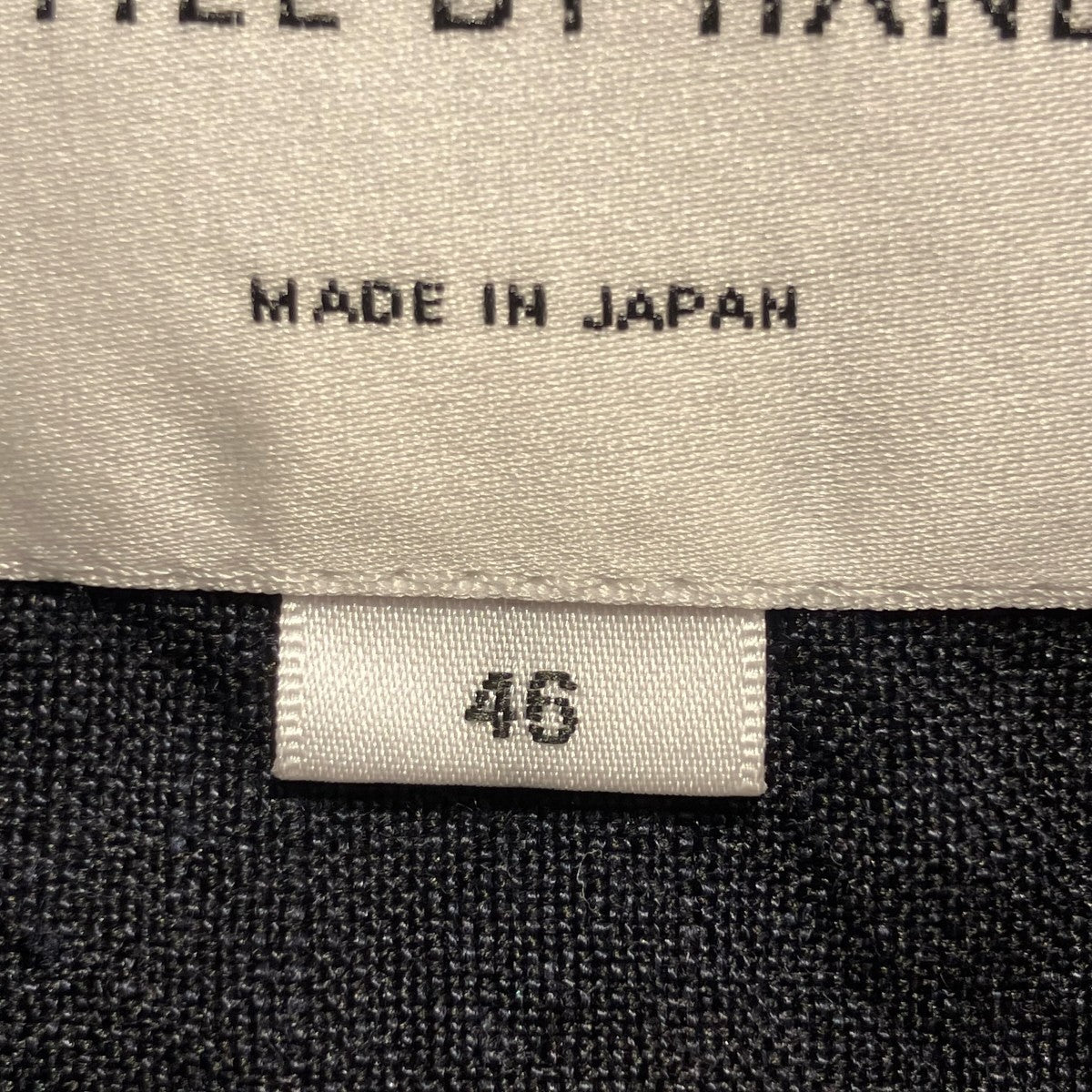 STILL BY HAND 24SSリネン×ウールライトブルゾンシャツジャケットBL05234 古着・中古-6枚目のアイテム画像