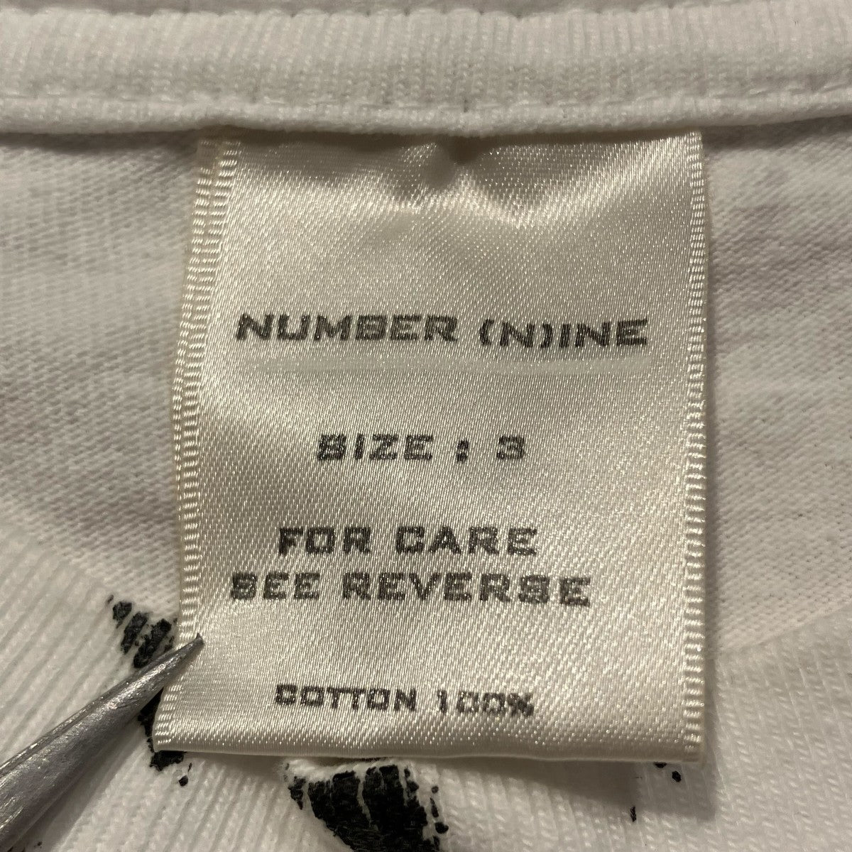 NUMBER (N)INE 02SSモダンエイジ期 CUT UP Tシャツ半袖Tシャツ 古着・中古-5枚目のアイテム画像