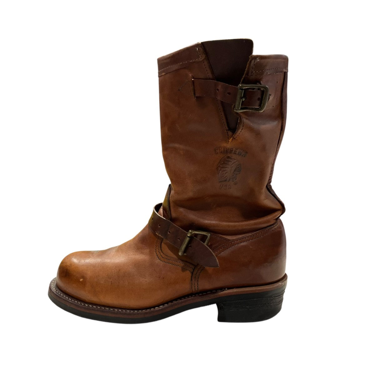 11インチエンジニアブーツ TAN RENEGADEエンジニアブーツ91066