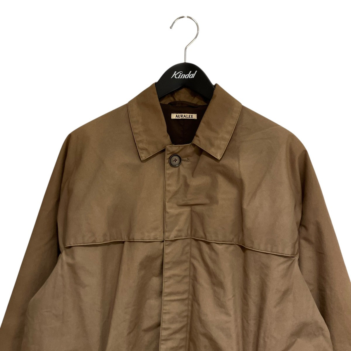 AURALEE(オーラリー) HIGH COUNT CLOTH BATTING LONG COATステンカラー