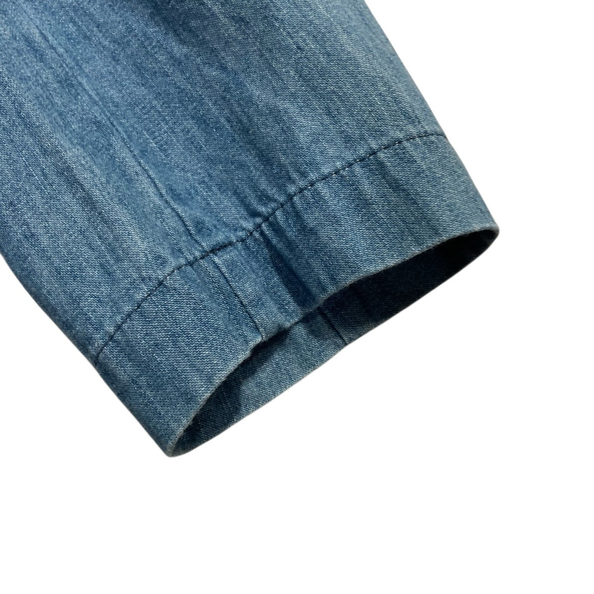 ATTACHMENT 5．5oz ムラ糸デニム ロングストールコートAC21-074 古着・中古-4枚目のアイテム画像
