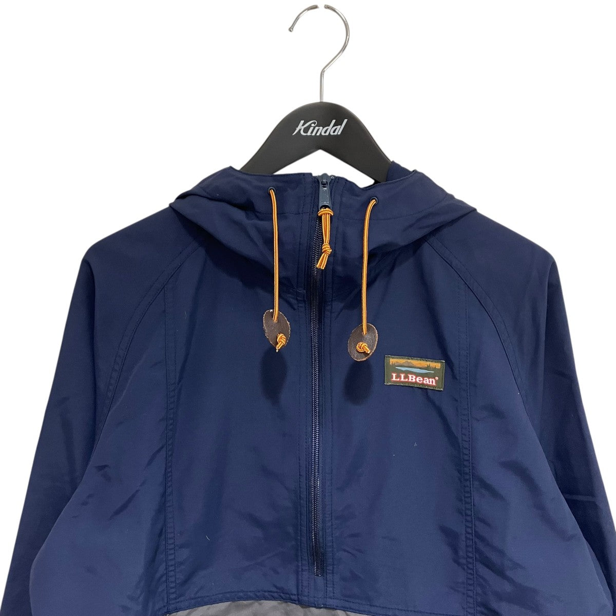 L．L．Bean(エルエルビーン) アノラックパーカー グレー×ネイビー