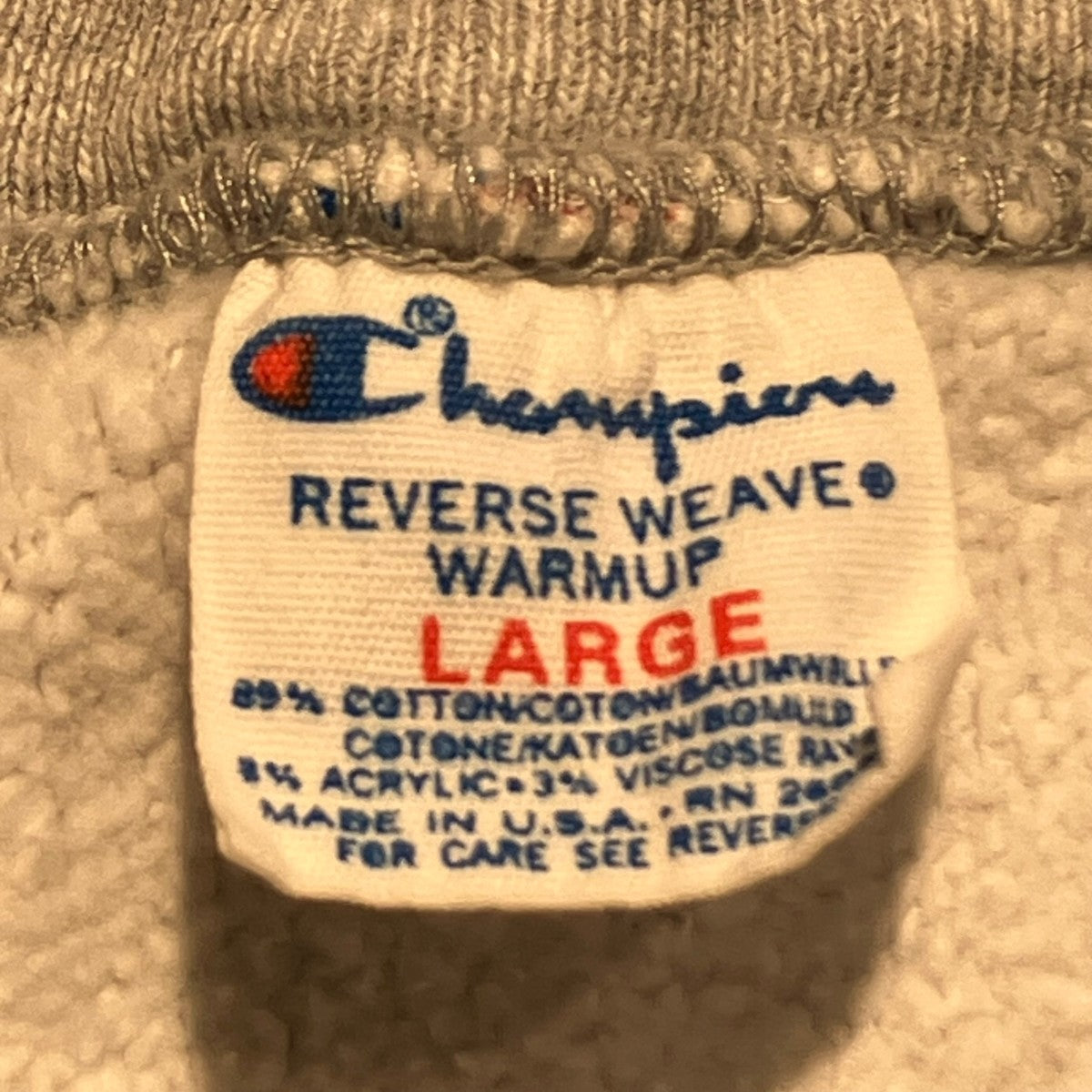 80’S トリコタグ リバースウィーブスウェット