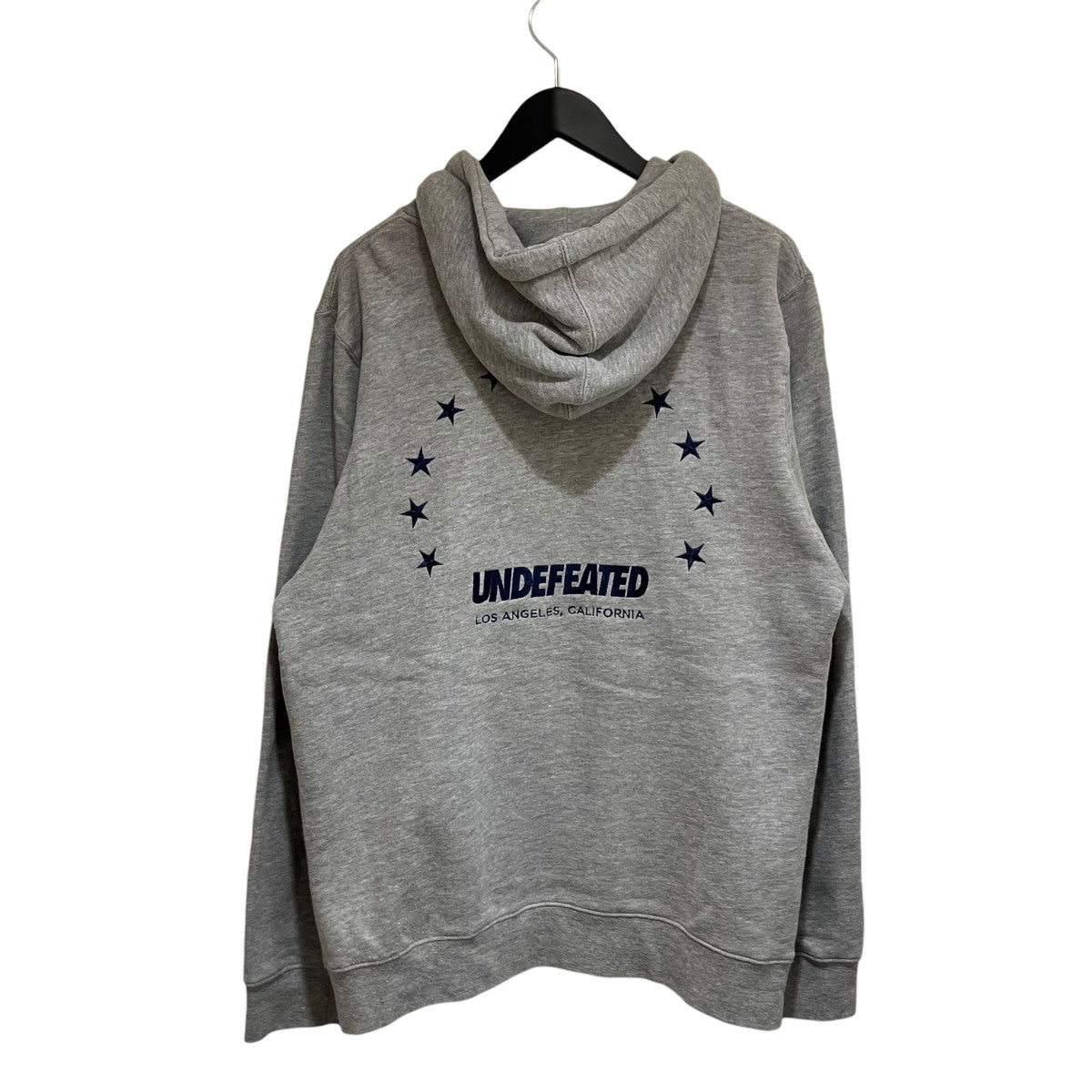 UNDEFEATED / パーカー/XL/コットン/GRY UNDEFEATED(アンデフィーテッド) Stars Zip Hoodie長袖パーカー グレー