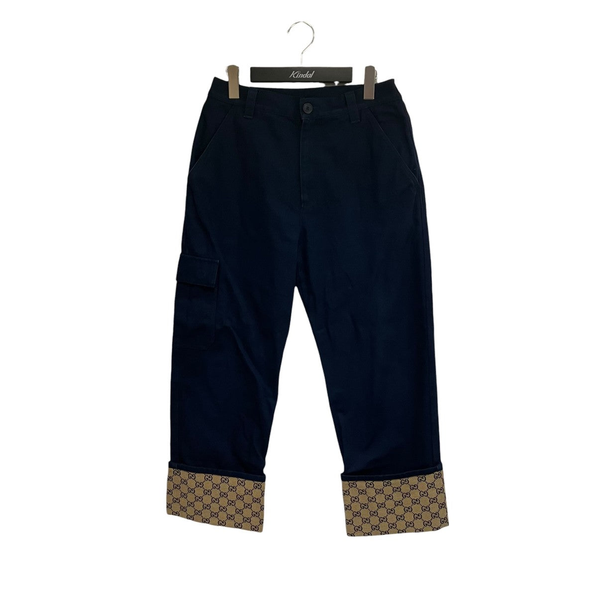 GUCCI 23SSGG柄コットンキャンバスパンツ753122 古着・中古-1枚目のアイテム画像