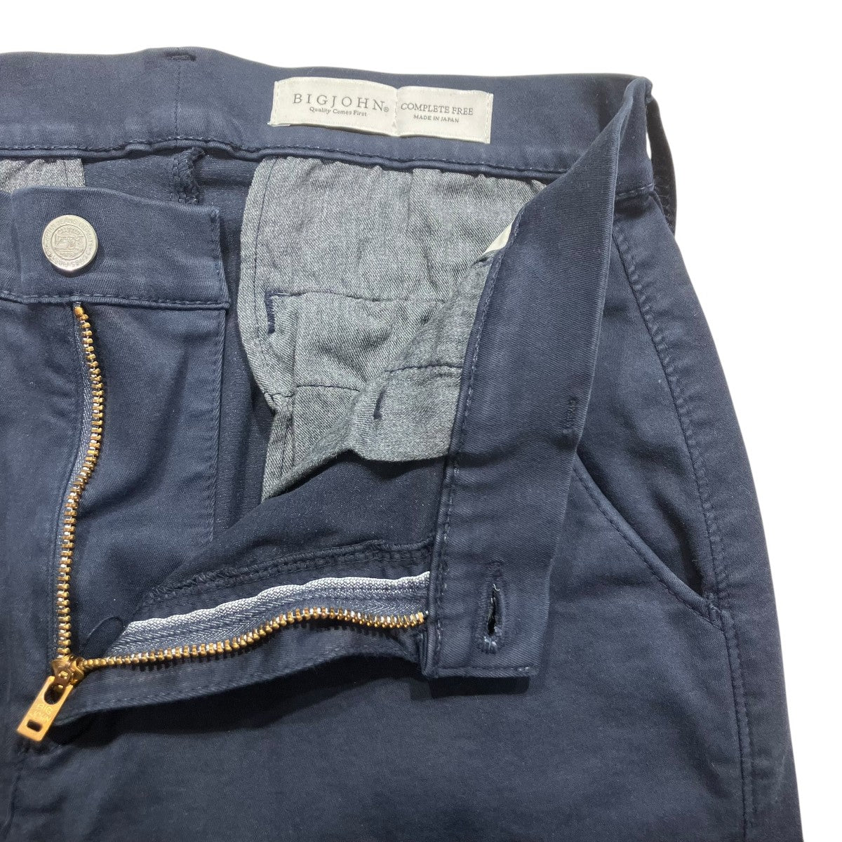 BIG JOHN コンプリートフリー ストレッチ テーパードチノパンツBJM804F 古着・中古-5枚目のアイテム画像