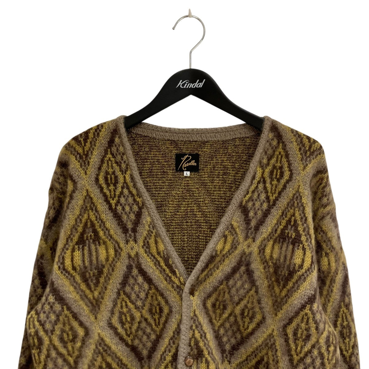 Mohair Cardigan-GEOMETRIC厚手カーディガンJ0255