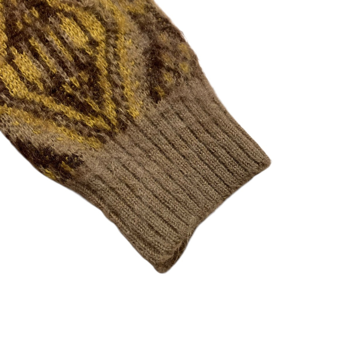 Mohair Cardigan-GEOMETRIC厚手カーディガンJ0255