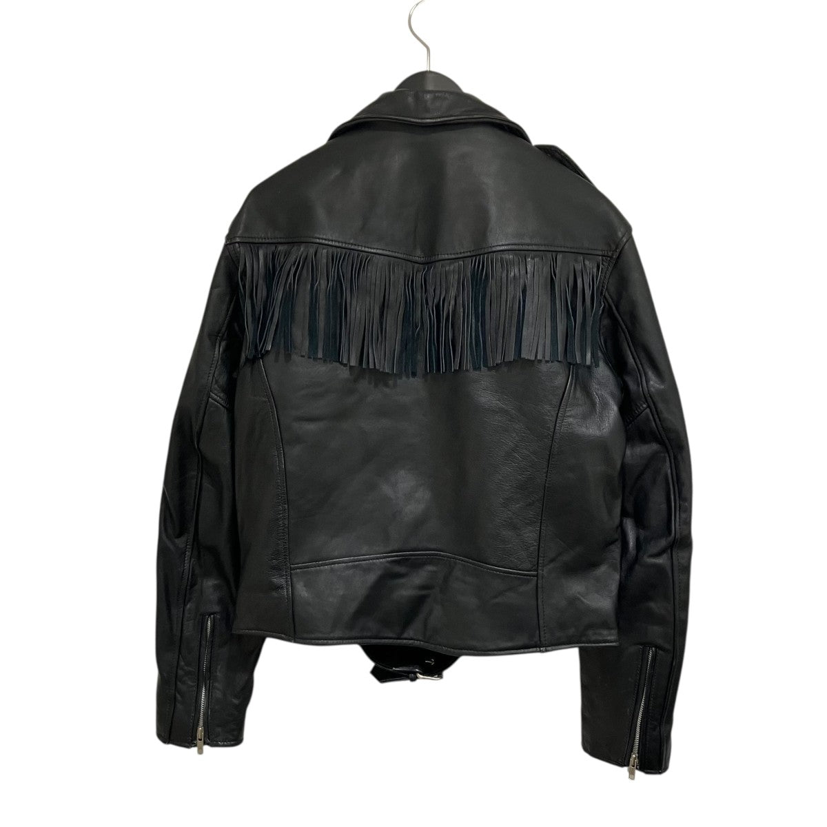 フリンジダブルライダースジャケット