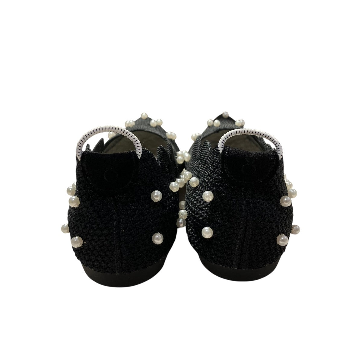 offen scallop pearls patternパンプス 古着・中古-4枚目のアイテム画像